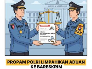 Propam Polri Limpahkan Aduan Ketidakprofesionalan Penyidik Polres Madina ke Bareskrim